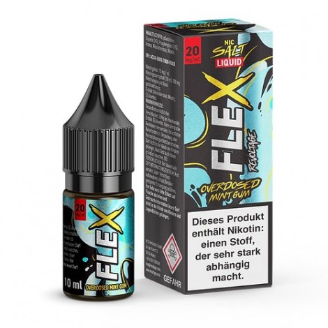 Overdosed Mint Gum Nikotinsalz Liquid Revoltage Flex 10ml