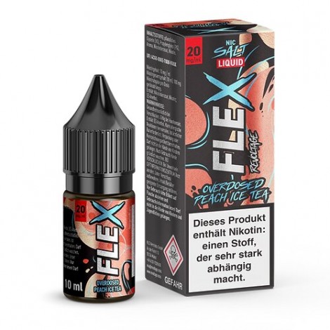Overdosed Peach Ice Tea Nikotinsalz Liquid Revoltage Flex 10ml