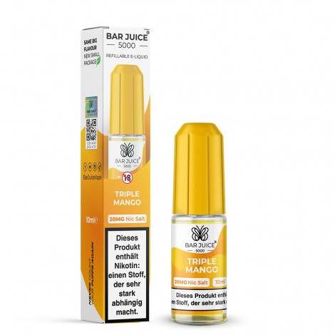 Triple Mango Nikotinsalz Liquid 10ml Bar Juice 5000
