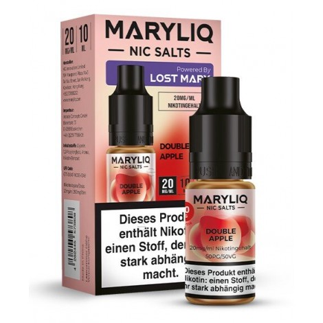 Double Apple Nikotinsalz Liquid 10ml Maryliq