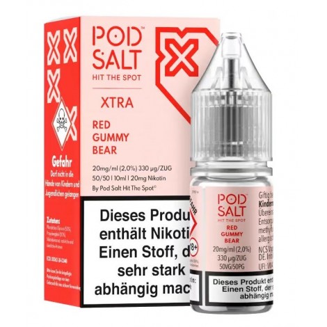 Red Gummy Bear Nikotinsalz Liquid 10ml Pod Salt XTRA