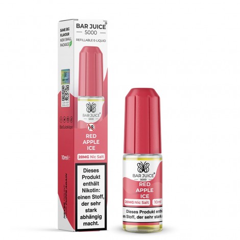 Red Apple Ice Nikotinsalz Liquid 10ml Bar Juice 5000