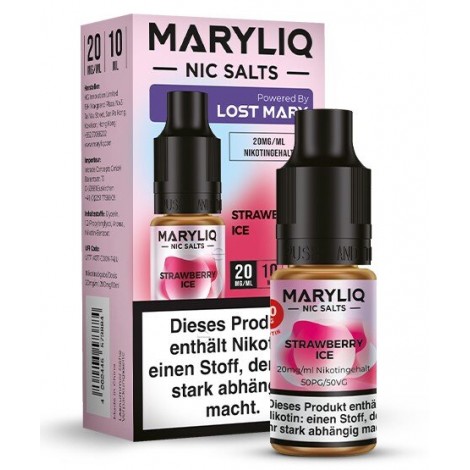 Strawberry Ice Nikotinsalz Liquid 10ml Maryliq