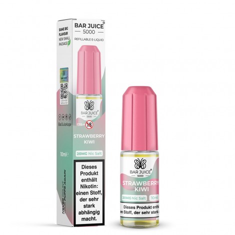 Strawberry Kiwi Nikotinsalz Liquid 10ml Bar Juice 5000