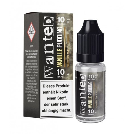 Vanillepudding Nikotin Salz Liquid  10ml Wanted Overdosed