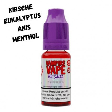 Blood Sukka Nikotinsalz Liquid 10ml Vampire Vape
