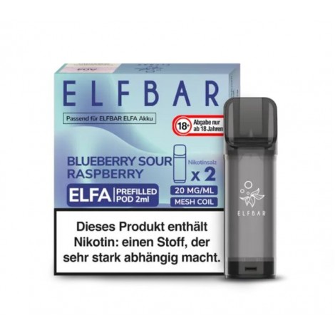 Blueberry Sour Raspberry Elfa Pod 2 Stück