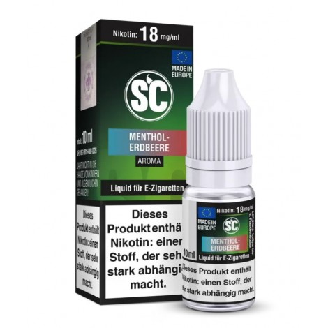 Menthol-Erdbeere Liquid 10ml SC