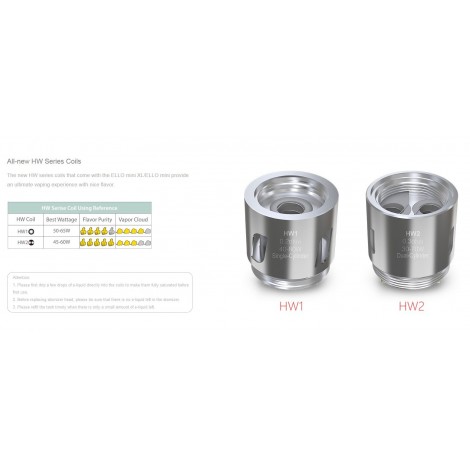 Eleaf HW Verdampferkopf 5 Stück (SC)