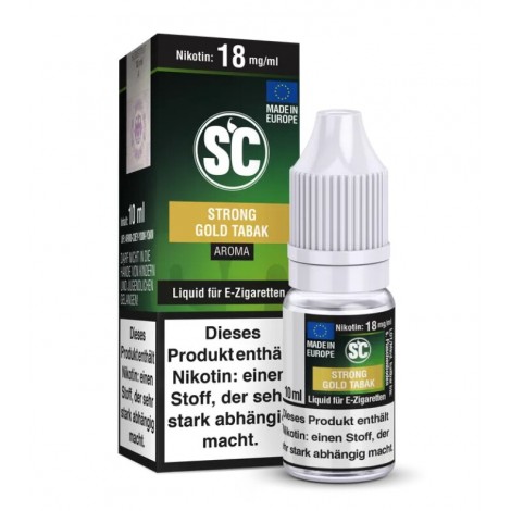 Strong Gold Tabak Liquid 10ml SC