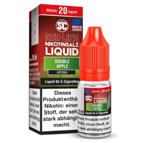 Double Apple Nikotinsalz Liquid SC Red Line