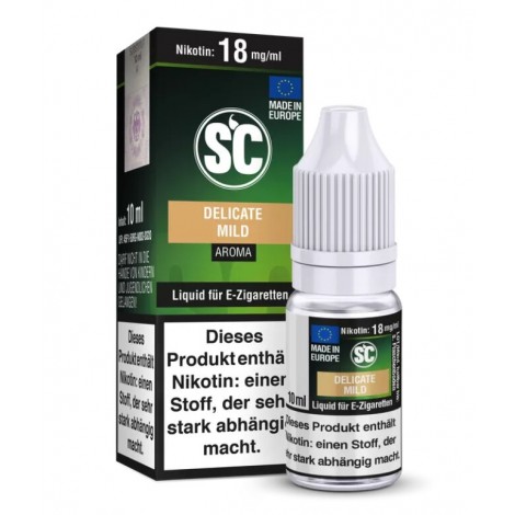 Delicate Mild Tabak Liquid 10ml SC