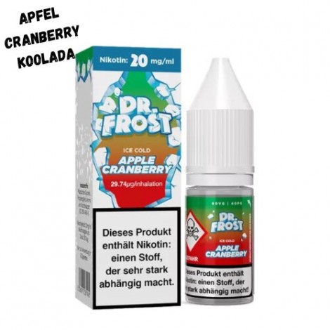 Apple Cranberry Ice Nikotinsalz Liquid Dr. Frost