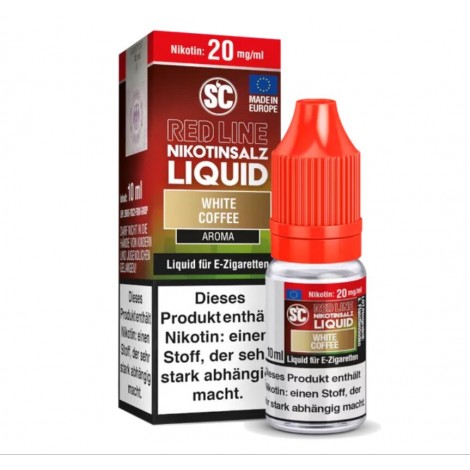 White Coffee Nikotinsalz Liquid SC Red Line