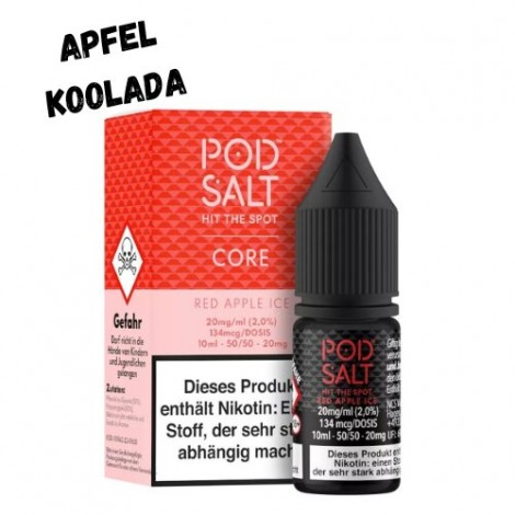 Red Apple Ice Nikotinsalz Liquid 10ml Pod Salt Core