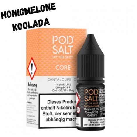 Cantaloupe Ice Nikotinsalz Liquid Pod 10ml Pod Salt Core