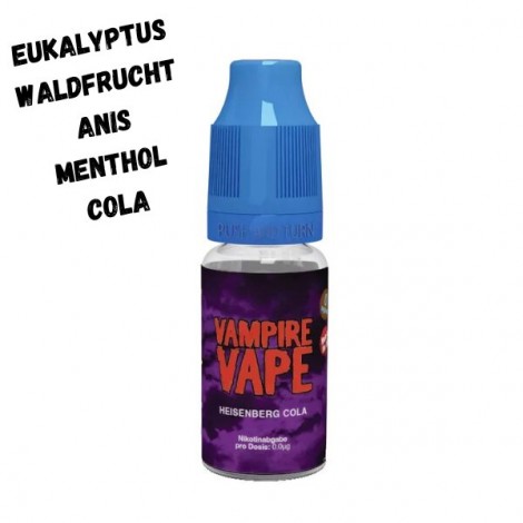 Heisenberg Cola Liquid 10ml Vampire Vape