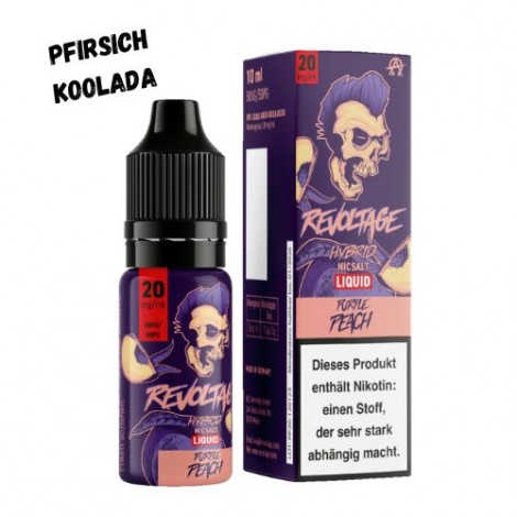 Purple Peach Hybrid Nikotinsalz Liquid 10ml Revoltage