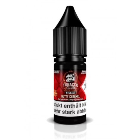 Nutty Caramel Tobacco Nikotinsalz Liquid 10ml Just Juice