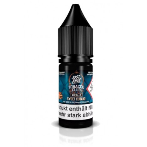 Sweet Cubano Tobacco Nikotinsalz Liquid 10ml Just Juice