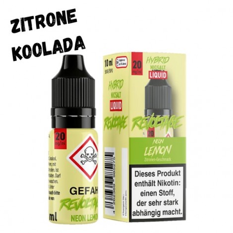 Neon Lemon Hybrid Nikotinsalz Liquid 10ml Revoltage