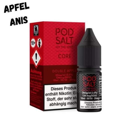 Double Apple Nikotinsalz Liquid 10ml Pod Salt Core