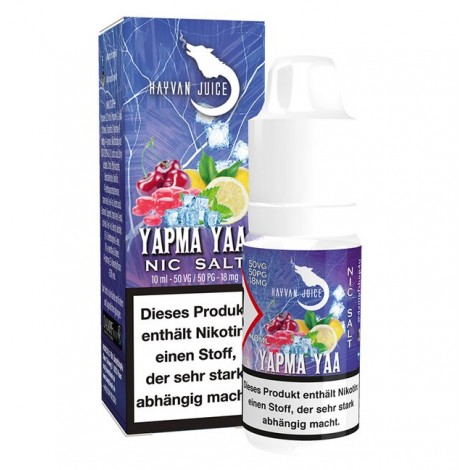 Yapma Yaa 18mg Nikotin Salz Liquid Hayvan Juice