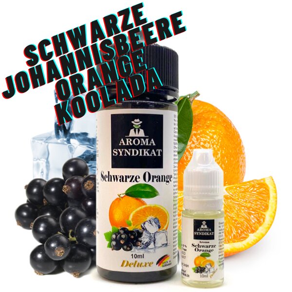 Schwarze Orange Arom...
