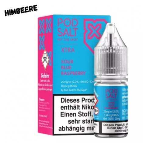 Sour Blue Raspberry Nikotinsalz Liquid 10ml Pod Salt XTRA